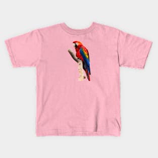 parrot rainbow Kids T-Shirt